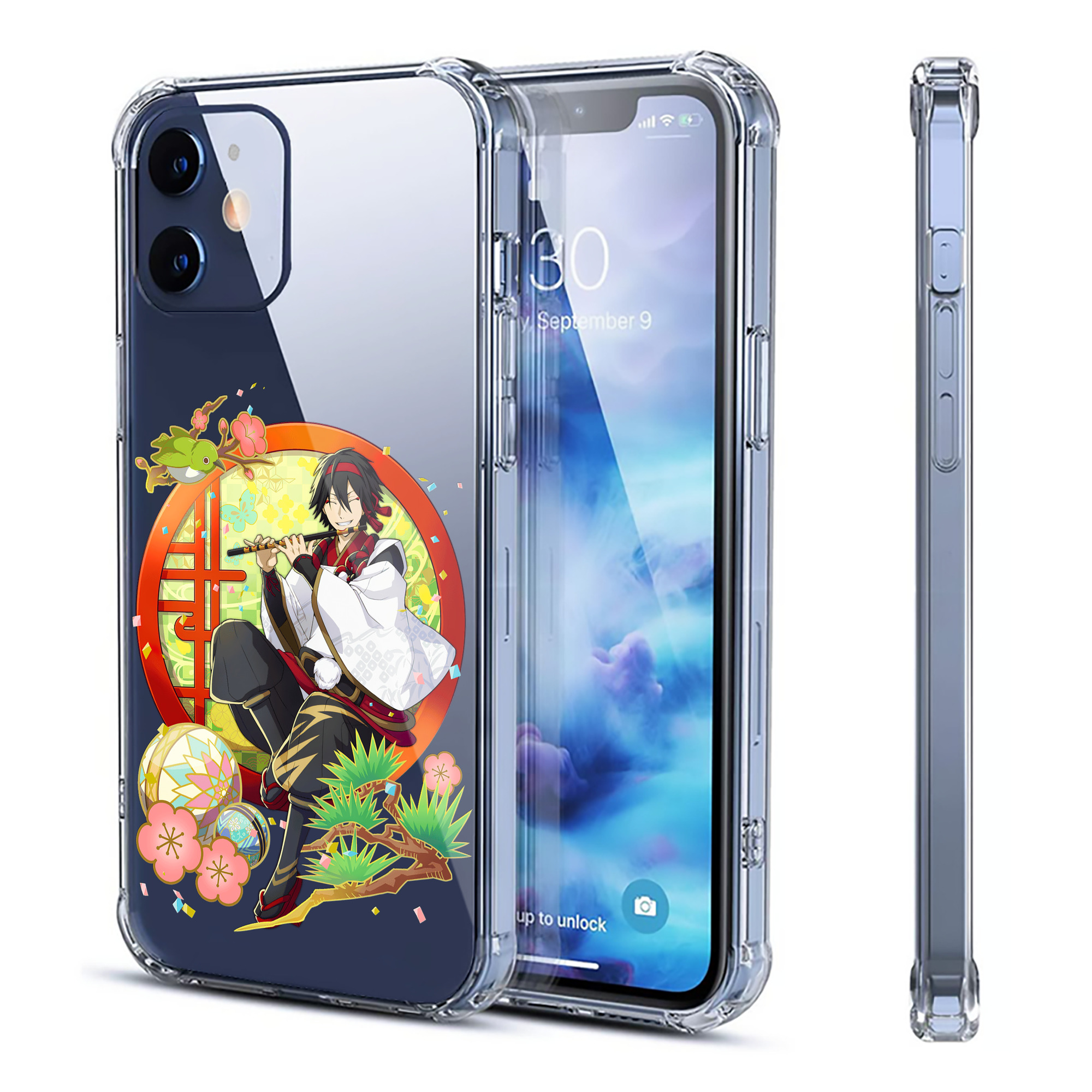 （画像用） 文豪ストレイドッグス Bungo Stray Dogs 【iPhone 12シリーズ対応】透明スマホケース（クリアソフトケース）